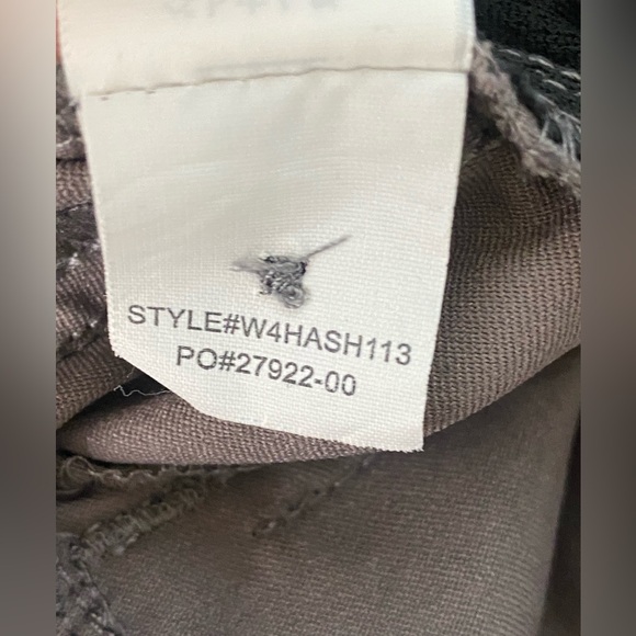 PRANA Halle Straight Leg Roll Up Pant Hiking Outdoors Coal Gray Size 8 - Picture 8 of 9